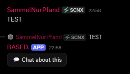 Chat about this